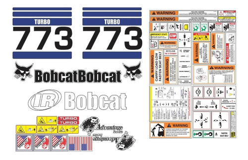 Calcomanías Para Bobcat 773 Con Preventivos Originales Turbo