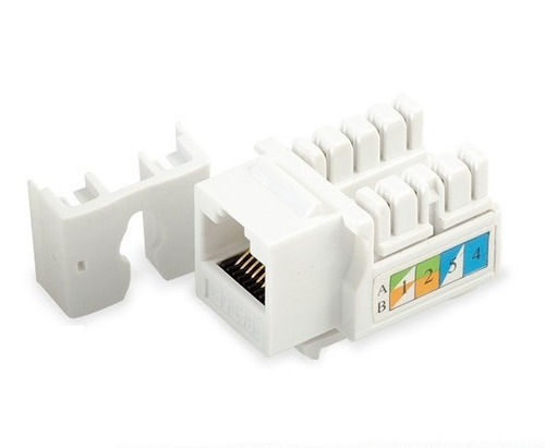 Keystone Jack Inserto Coupler Rj45 Cat5e Hembra Wireplus