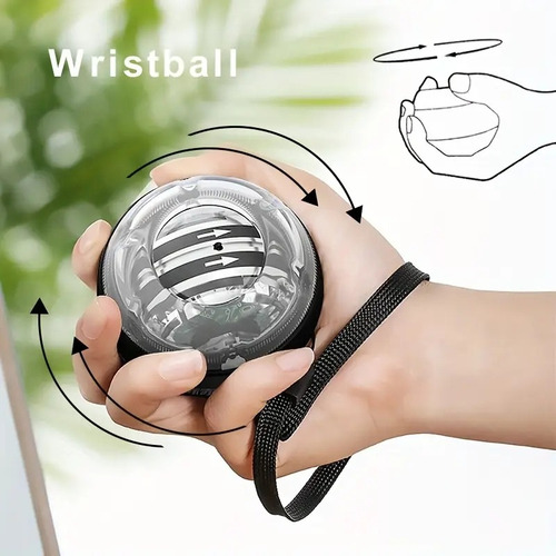 Ejercitador Mano Muñeca Antebrazo - Gyro Ball Bola Giratoria