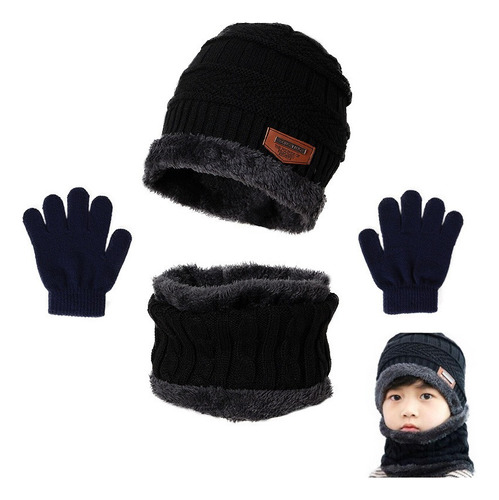 Gorro De Invierno For Niños, Bufanda De Invierno, Guantes C