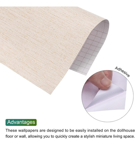 Meccanixity Tablas De Suelo De Casa De Muñecas De 12 X 8 Pul