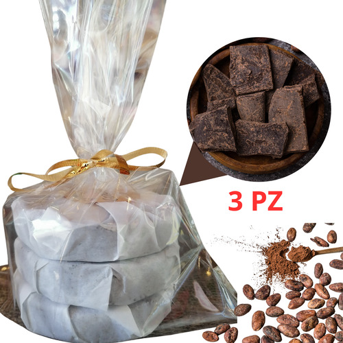 Chocolate Artesanal 3 Tablillas De Mesa Amargas