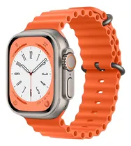 Comprar Reloj Smartwatch Inteligente Somostel T800 Ultra Ts Home Color de la caja Dorado oscuro Color de la malla Naranja Color del bisel Dorado oscuro Diseño de la malla Deportiva