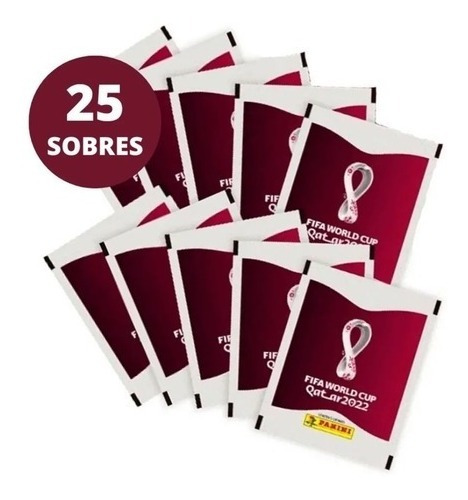 Pack 25 Sobres Fifa World Cup Qatar 2022(laminas Original)*