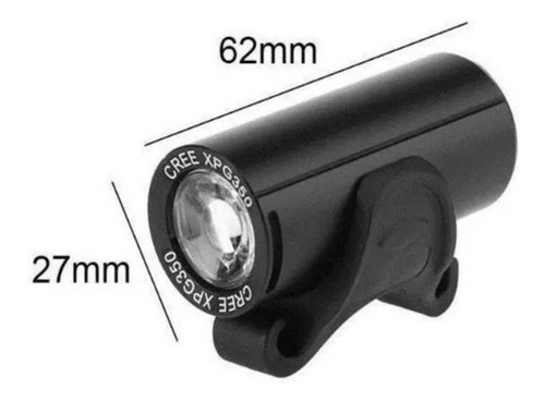 Imagen 2 de 4 de Luz Delantera Led Cilcismo Van Halen Linterna Van003