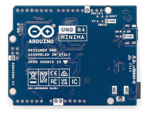 Arduino Uno R4 Minima Placa Original Italy