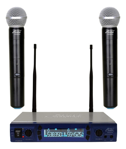 Micrófono Inalámbrico Portátil Uhf Awm6952u 200 Frec...