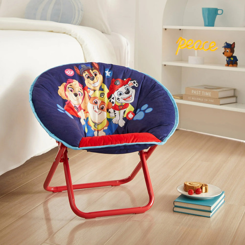 Nickelodeon Paw Patrol Silla Para Niños Redonda Azul / H