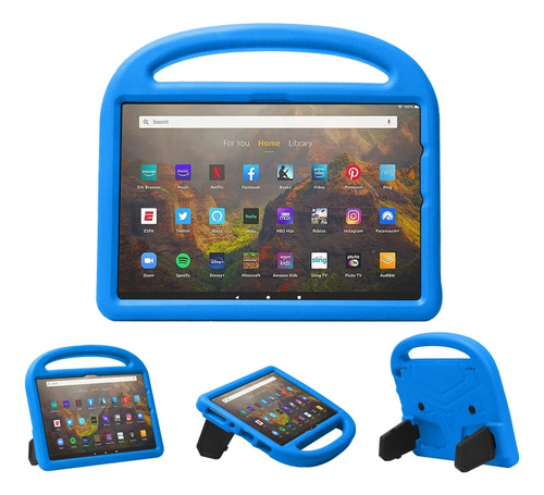 Funda Eva Azul Para Amazon Kindle Fire Hd 10 2021