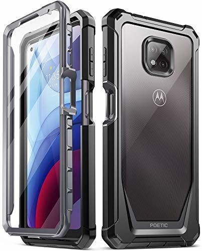 Funda Transparente Y Negro Policarbonato Motorola Moto G    