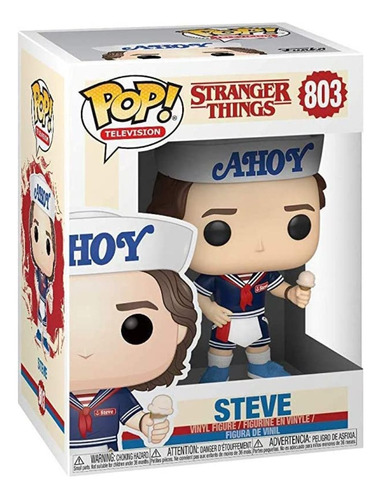 Funko Pop Steve Con Sombrero Y Helado - Stranger Things #803