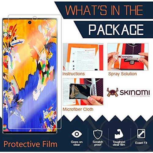 Skinomi Screen Protector Para With Samsung Galaxy Note 10 2