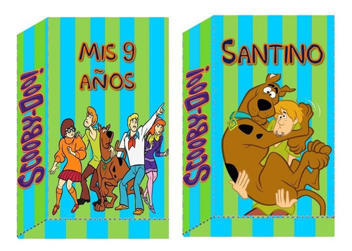 10 Bolsitas Golosineras C/ Cierrabolsa Scooby Doo