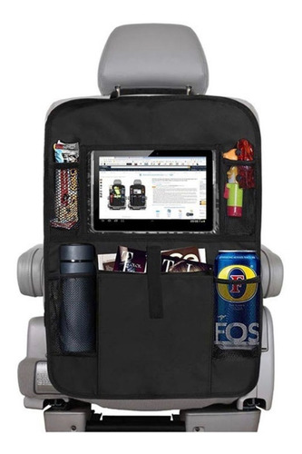 Organizador Viaje Auto Asiento Porta Tablet Celular Botella