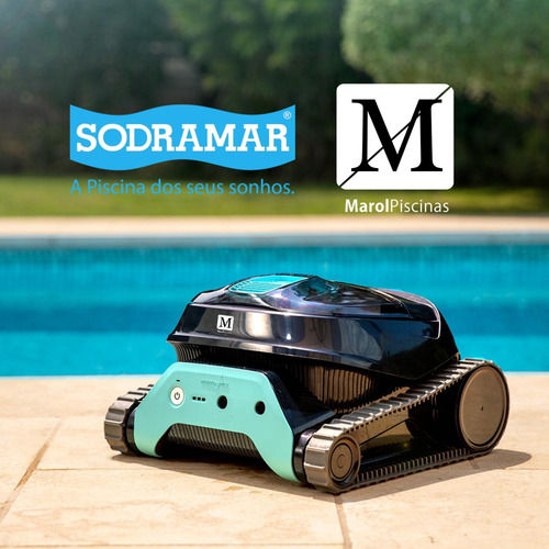 Robo Sodramar Liberty Sem Fio Para Fundo E Parede Piscina