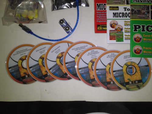 Megapack Pic, Picaxe, Arduino Y Robotica Para Niños