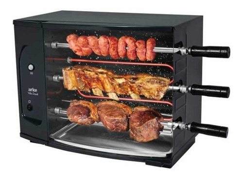 Churrasqueira elétrica Arke Vitta Smart 3 127V preta