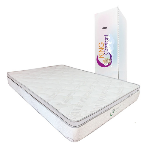 Colchón Matrimonial Memory Foam Ergonómico Color Blanco