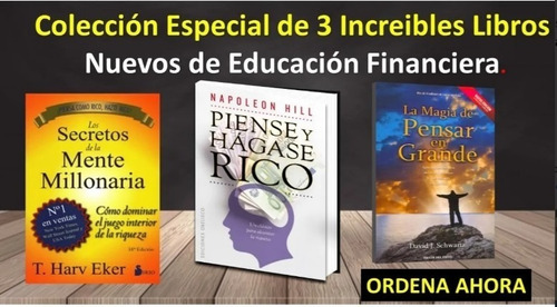 3 Libros Nuevos++regalos La Magia De Pensar En Grande, Piens