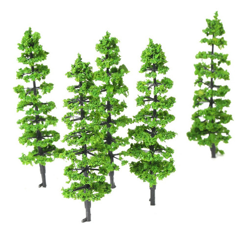 Modelo Árboles Tren Paisaje Escala Miniatura Pcs 10