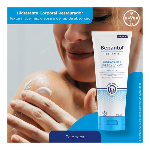 Bepantol Derma Hidratante Pele Seca Restaurador 200ml