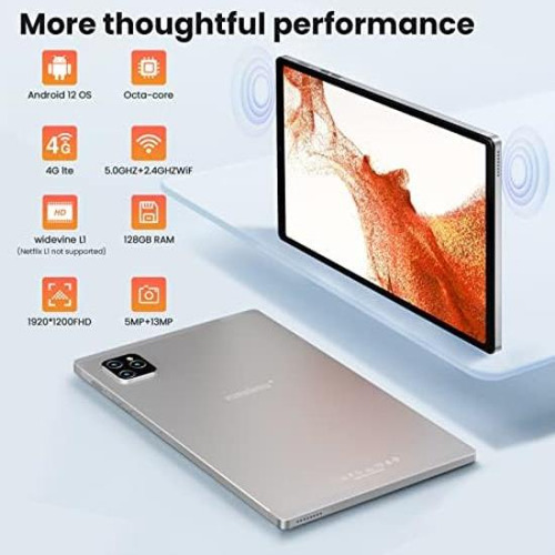 Tablet Android 2023 Con 6gb + 128gb + 512 Extension