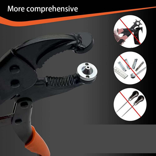 Kit De Alicates Ajustables Snap Fastener Para Botones A Pres