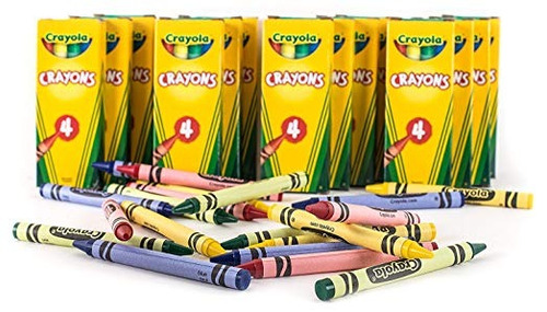 Crayola 4-ct. Crayon Favor De Partido Pack, 24 Cajas