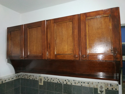 Imagen 9 de 10 de Bajo Mesada De Madera Pileta Bacha Cocina Guias Metalicas !