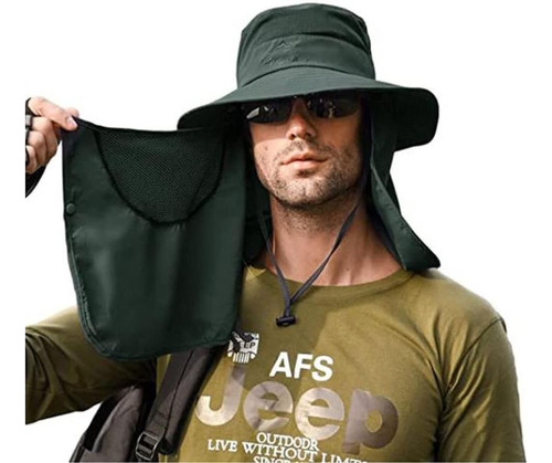 Sombrero Para El Sol Protector Gorro Pescador Anti-uv Upf50+