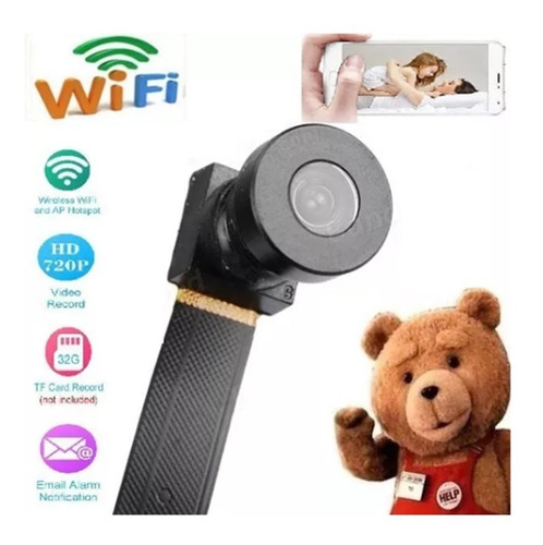 Mini Camara Espia Wifi Full Hd 1080p Para Android E iPhone
