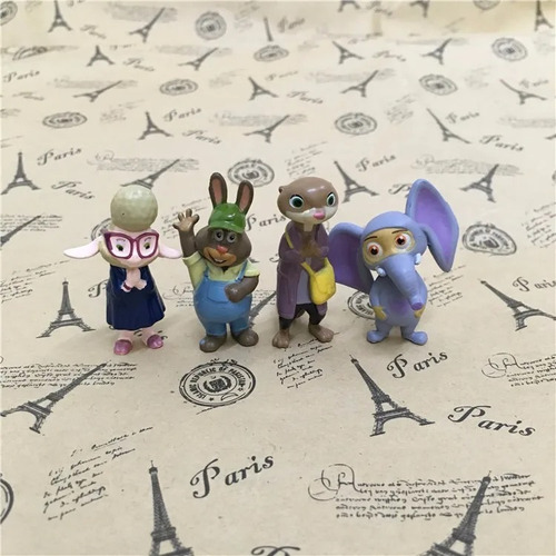 Set De 12 Figuritas De Zootopia / Figuras De Acción