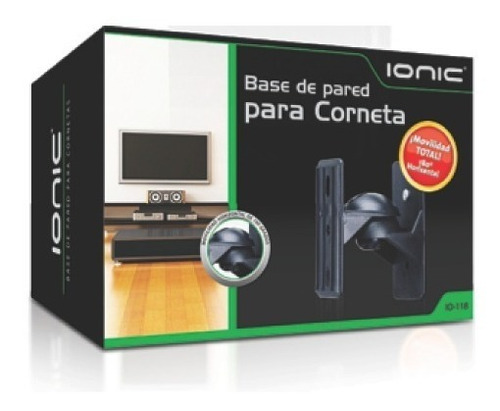 Imagen 7 de 7 de Base De Corneta Pared Home Theater Movilidad Speaker Ionic