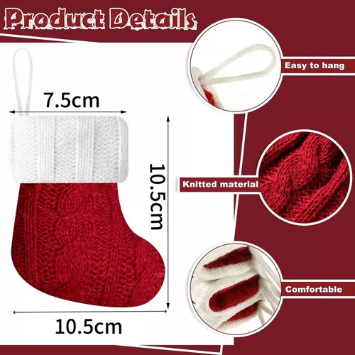 Sd 6 Medias Navideñas For Colgar Árboles De Navidad