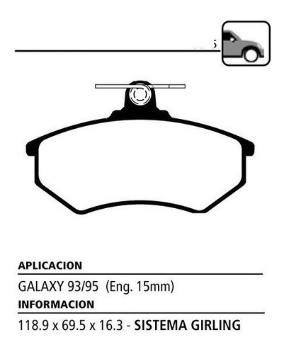 Pastillas De Freno Delanteras Litton P/ Volkswagen Vento