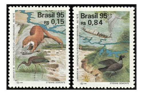 Fauna - Aves - Nutria - Brasil - Serie Mint - Yvert 2246-7