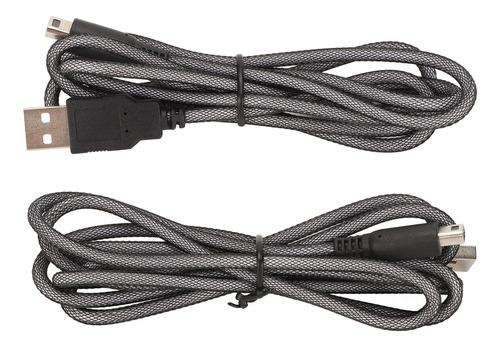 Para Cabo Usb 3ds, 2 Peças, Cabo De Carregamento De Energia