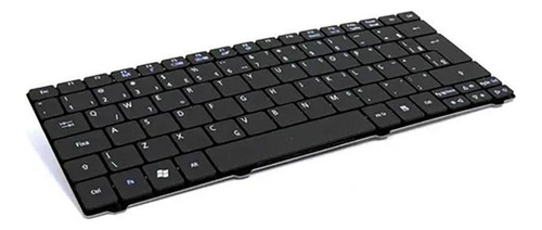 Teclado Netbook Acer 1410 1810 752 3935 Aeza3600110 Abnt Br Cor Preto Idioma Português