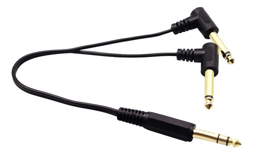 Cable Zdycgtime 6.35 Mm Macho Doble Trs, 30 Cm