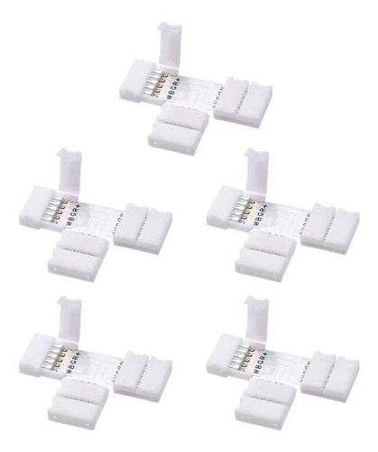 Uxcell - Conector De Tira De Luces Led De 0.472 in 5p Para 