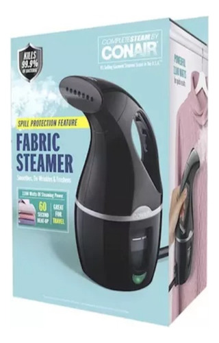 Vaporizador De Tecido Portátil Conair, Preto /cx. Danificada Preto