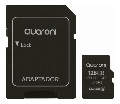 Quaroni Memoria Micro Sd Qm128g. 128gb Almacenamiento, Clase