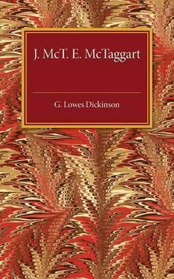 Libro J. Mctaggart E. Mctaggart - G. Lowes Dickinson