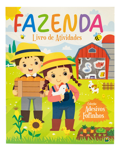 Adesivos Fofinhos: Fazenda, De Brijbasi. Editora Brasileitura, Capa Mole, Edição 1 Em Português, 2023