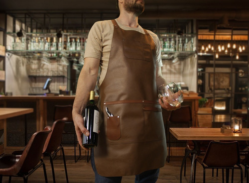 Imagen 5 de 9 de Delantal Cocina Barista Barman Asador Parrillero Parrilla