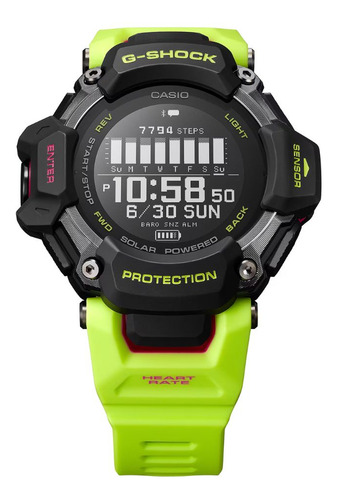 Relógio G-shock G-squad Sports Gbd-h2000-1a9dr - Casio