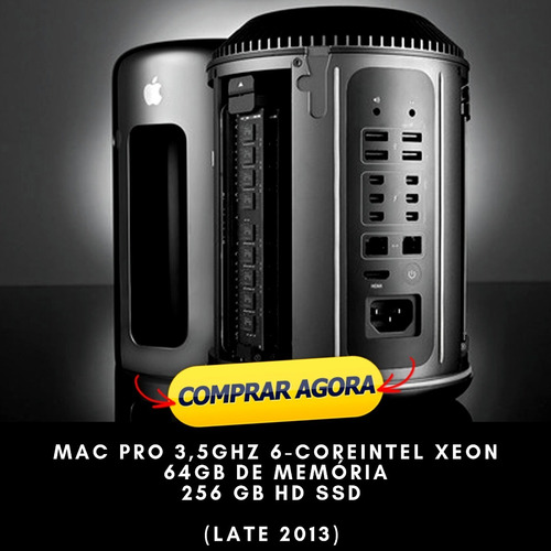 Mac Pro 3,5ghz 6-coreintel Xeon 64gb De Memória 256 G