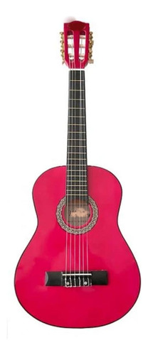 Guitarra Clásico 39 PuLG De Niños Color Rojo P-g2-e2