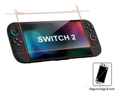 1 Vidrio Templado Protector Pantalla Compatible Con Switch 2