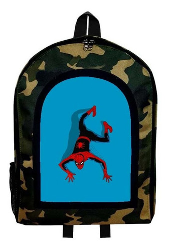 Mochila Camuflada Spider Man Nueva Colección Modelo 146